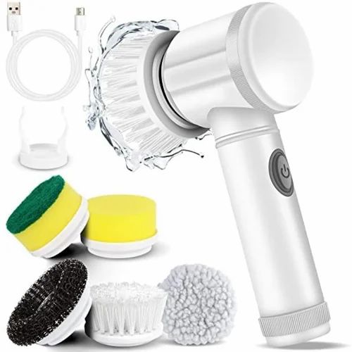LUNÉA Magic Power Scrubber. 5 in 1 Rechargeable Electric Cleaning Brush